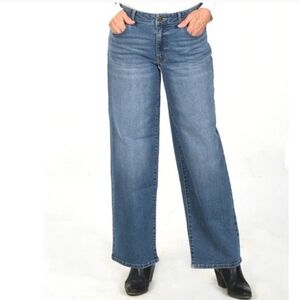 d. jeans Women's Wide Leg Blue  Cual Jeans Size 16.